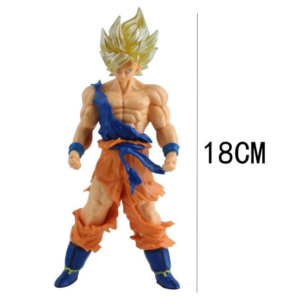 18 cm Sønn Goku Super Saiyan Figur Anime Dragon Ball Goku DBZ Action Figur Modell Gaver Samlerobjekt Figuriner for Barn