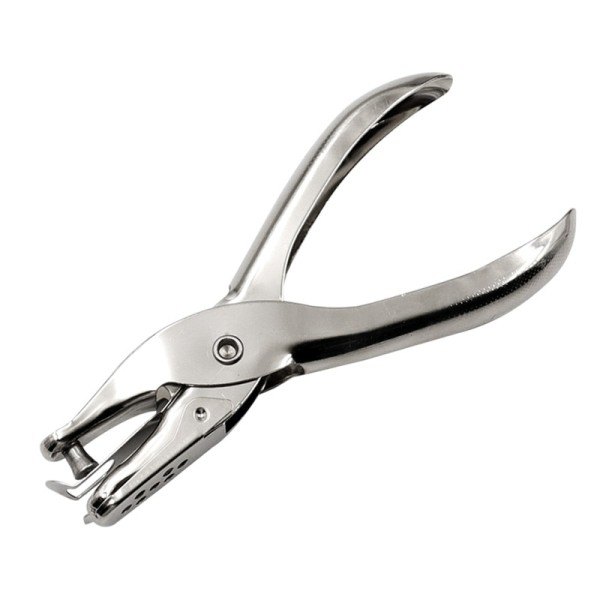 Enkelt Hul Puncher Metal 6mm Pore Diameter Punch Tang Hånd Papir Scrapbooking Punches