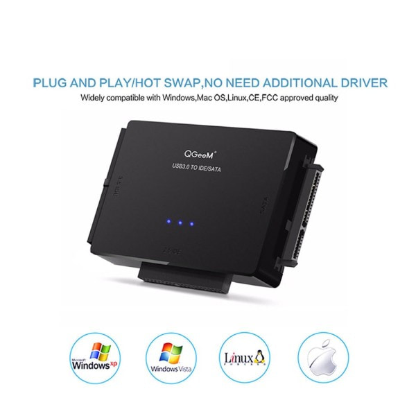SATA USB IDE sovitin USB 3.0 Sata 2.5 3.5 kiintolevy asema HDD SSD USB muunnin