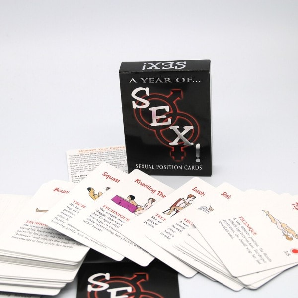 Sexuell Leksak Vuxen A År Sex Sexuell Position Leka Papper Kort Sexigt Spel Kort Set För Par Erotiska spel
