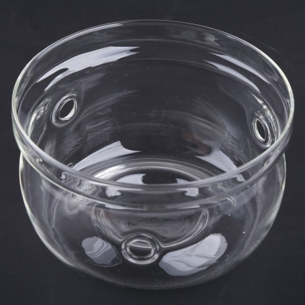 Retro glas te varmer glas te lys holder til keramik tekande opvarmning te