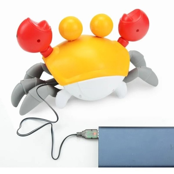 Sensing Crawling Crab Make Time Baby Toys Interactive Waling Dancing Toy with Music Ljud och Lights