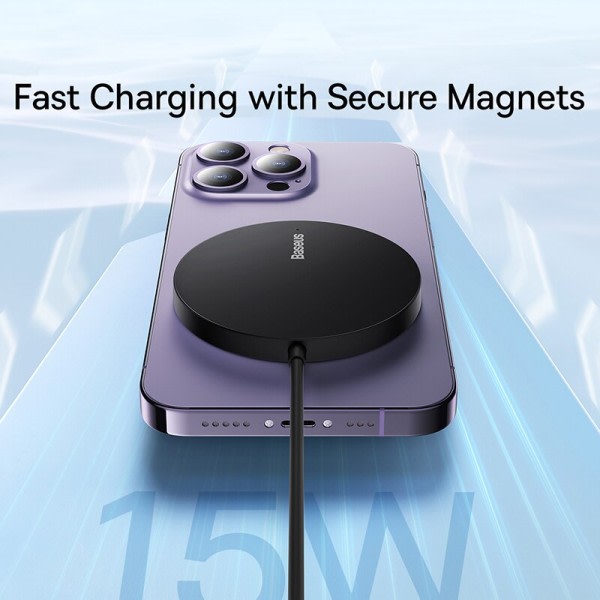 Magnetisk Trådløs Oplader Til iPhone Hurtig Trådløs Opladning Pad