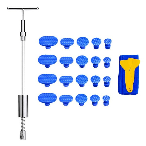 Bil lackfri buckla Reparation Verktyg Set Auto plåt Metall Demonteringssats Slide Hammare Reverse Hammare Bil Underhåll Renovera Kit