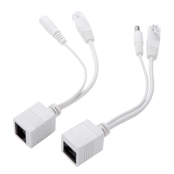 POE kaapeli passiivinen virta Ethernet sovitin kaapeli POE jakaja RJ45 injektori virta syöttö moduuli