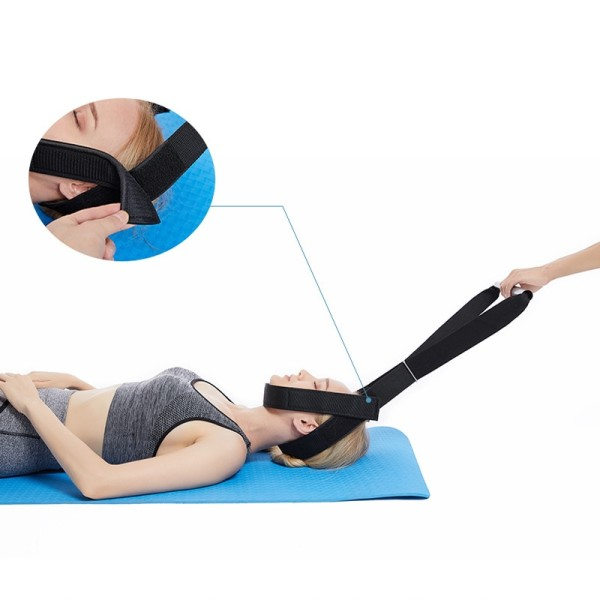 Y-formad Uppdaterad Järn Rör Hals Cervical Traction Bälte Terapi Stretching Dekompression Spinal Korrektion Brace Band