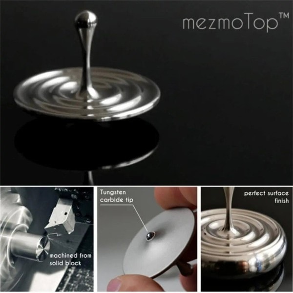 Spinning Topp Roterende Magnetisk Dekorasjon Skrivebord Dråper Spiner Leker