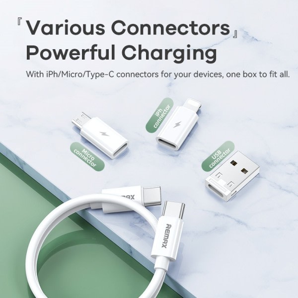 4in1 USB C kaapeli USB tyyppi C Macbookille Iphone pikalataus data johto mikro Lightning kaapeli sarja laatikko pidike