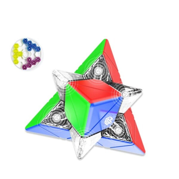 GAN pyramid M Enhanced Core posisjonering GES+ Magnetic 3x3x3 Speed Cube Pyraminxes 3x3 Magic Cube Puzzle