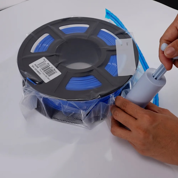 10 poser PLA ABS TPU PETG Filament Vakuum pose Med håndtag luft pumpe 3D printer filamenter opbevaring pose tørretumbler keep 3D udskrivning tilbehør
