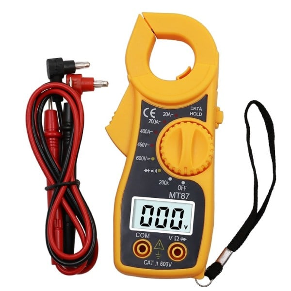 Digital Multimeter Amper klämma mätare ström klämma pincers AC DC ström spänning testare