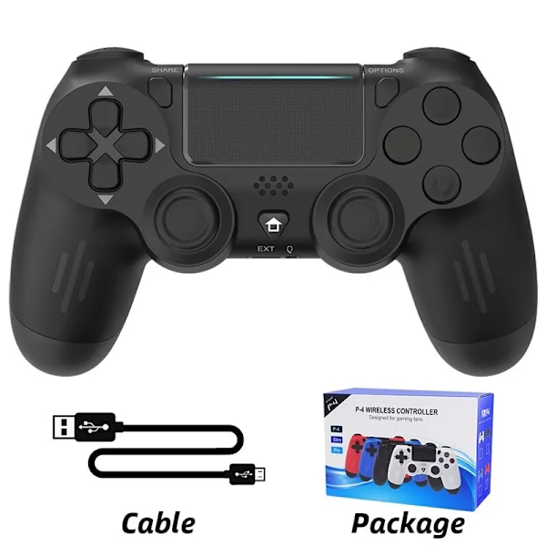 Bluetooth-yhteensopiva Peli ohjain PS4/Slim/Pro Langattomalle Peliohjain PC Kaksois Värinä Joystick IOS/Androidille