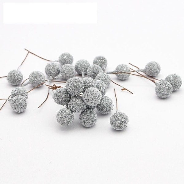 20 stk   14 mm   kunstig   frukt   blomster   støvdrager   DIY   julepynt
