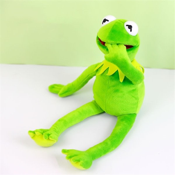 1st 40cm Kermit Plysch docka Sesam Gata Grödor Leksak stoppad djur mjuk stoppad leksak
