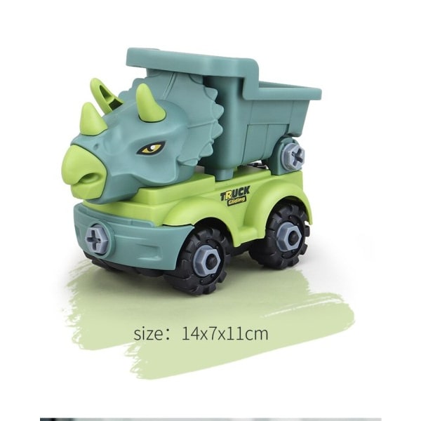 Dinosauruksen tekniikka kuorma-auto voidaan koota ja purkaa