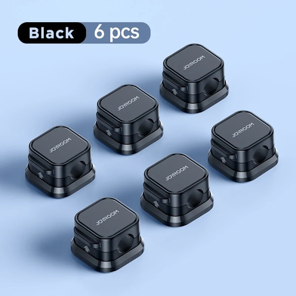 Magnetisk kabel clips kabel glat justerbar ledning holder under skrivebord kabel styring wire holder kabel organizer
