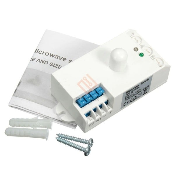 5,8GHz LED Mikrobølge Radar Sensor Lys Switch Menneske Krop Bevægelse Induktion Sensor Controller Switch