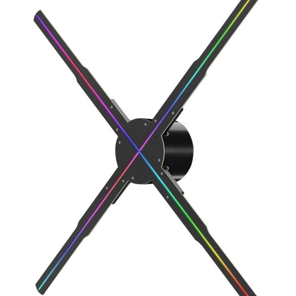 50cm Wifi holografinen tuuletin 3D mainos kone 576 LED kyltti neon älykäs  HD soitin tuki 25a5 | Fyndiq