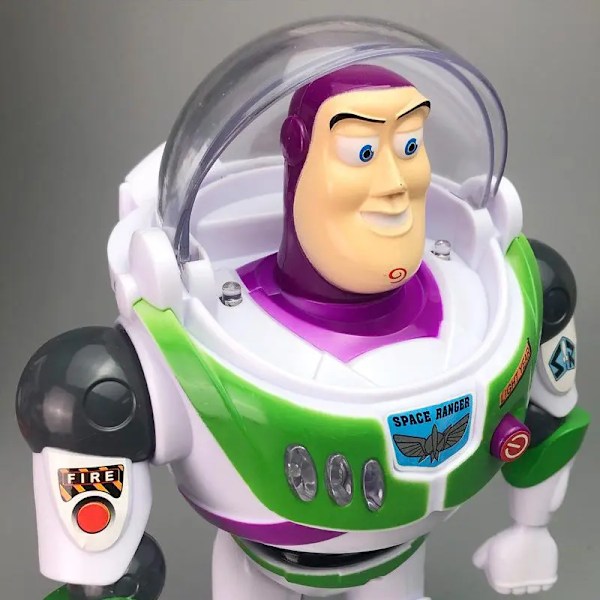 Woody Buzz Lightyear musikk lys med vinger dukke action figur leker
