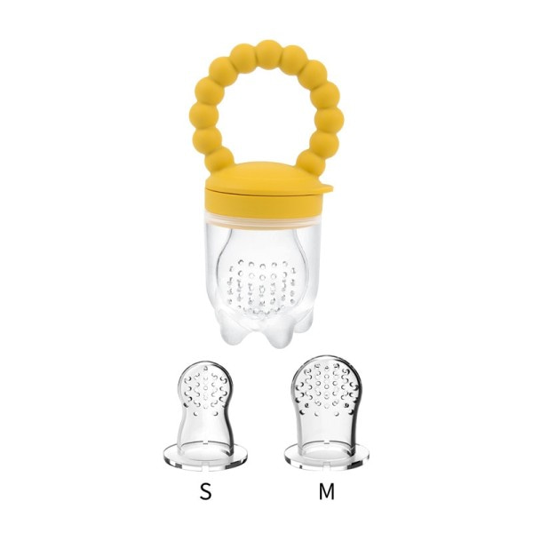 Baby smokk frukt mater baby silikon netting pose smokk mat kvalitet frukt og grønnsaker mater