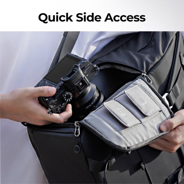 Kamera Ryggsäck Kamera väska  Can Carry Stativ Ergonomisk Design för DSLR