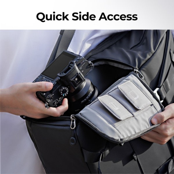 Kamera Rygsæk Kamera Taske Can Carry Stativ Ergonomisk Design til DSLR 6502  | Fyndiq