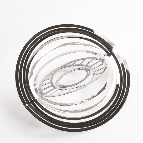 Tyrkisk Devil Eye Vind Spinner Catcher Sublimering 3D Speil Refleksjon Roterende Windchime