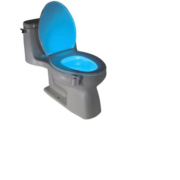 Smart Badrum Toalett Nattlampa LED Body Motion Aktiverad På/av Säte Sensor Lampa