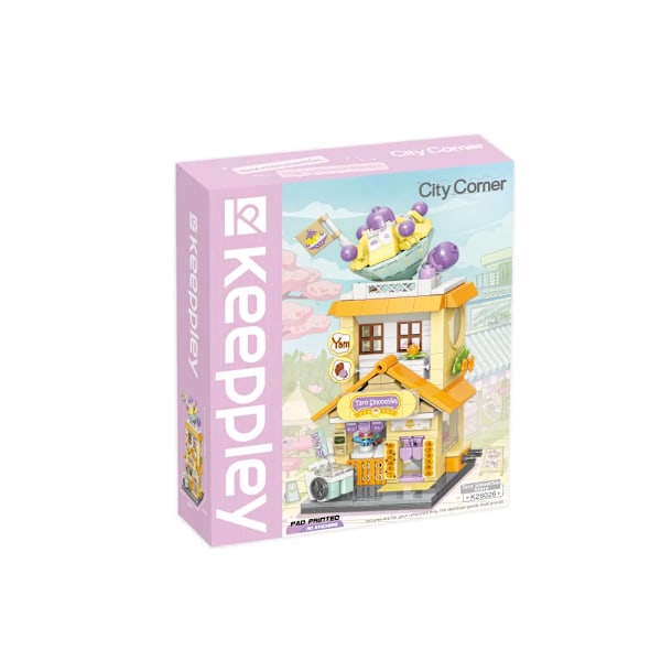 Halloween Escape Rum Byggnad Klossar Creative City Street View Candy Hus Montage Modell Bricks
