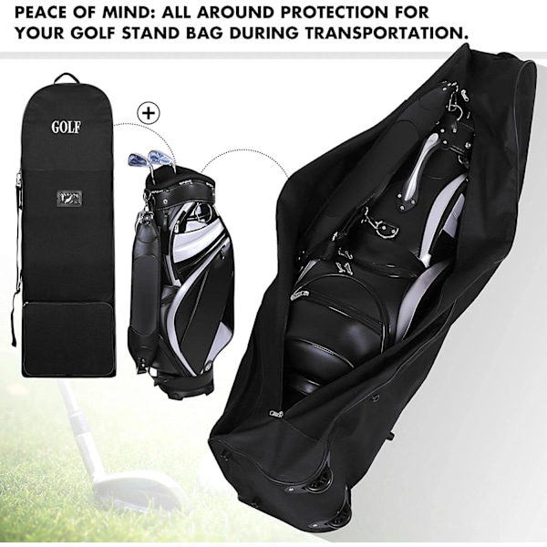 Mjuk Golf Rese väskor Med Hjul Large Capacity Aviation väska