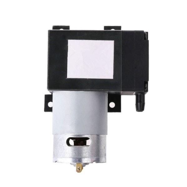 12V Mini Vakuum Pump 8L/min Hög Tryck Sug Membran Pumpar med hållare