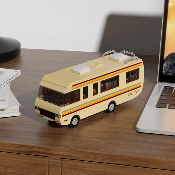 Ny Breaking Bad Pinkman Cooking Lab RV Bil Bygning Klodse Sæt Walter White Van Køretøj Legetøj