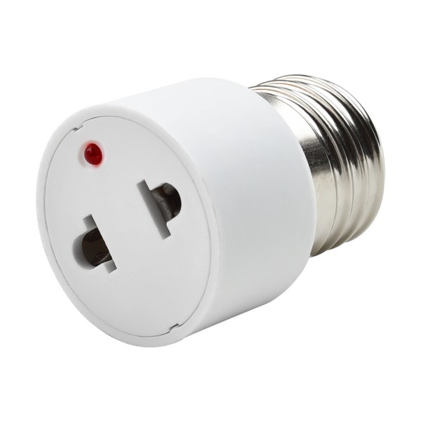 E27 Glödlampa Till US/EU Plug Light Fixtur Glödlampa Bas Lampa Sockel Adapter Konvertera
