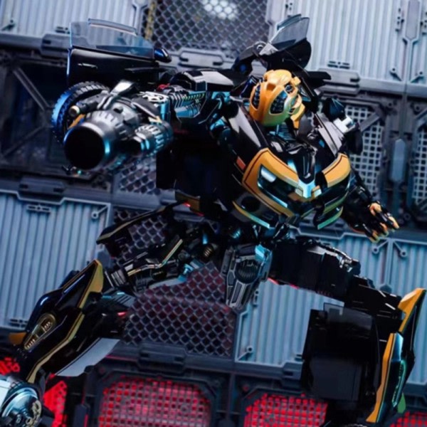 Mesterværk Transformation Action Figur Legetøj Sort Bee Figurine film Model deformation Bil Robot