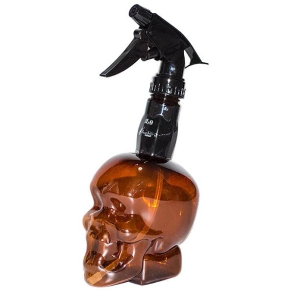 500ml Skull Shape Frisör Spray Flaska Överlägsen Tillverkning Vatten Dimma Sprayer Verktyg
