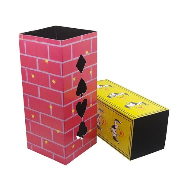 Förpackningar Flat Produktion Låda Magic Tricks Föremål Från Tom Låda Magia Scen Illusioner Rekvisita