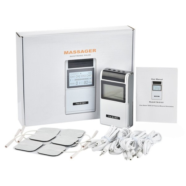 15 Modes EMS Elektrisk Muskel Stimulator TENS Fysioterapi Puls Fuld Krop Massager Maskin