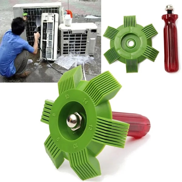Universal Radiator Fin Reparation Kam Aircondition Bil Køling Kondensator Kam AC Rengøring Børste