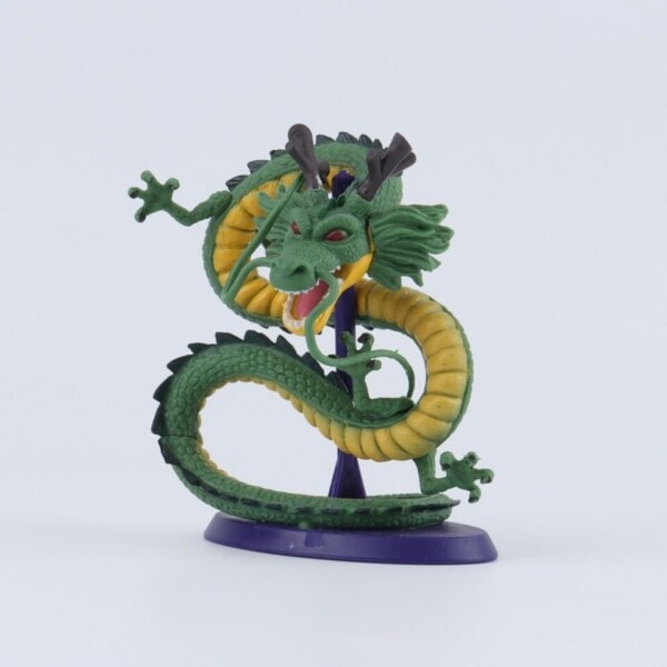 12CM Dragon Ball Cyan Dragon Håndlavet Model Dekoration Dragon Ball Z Anime Dragon Dukke Legetøj