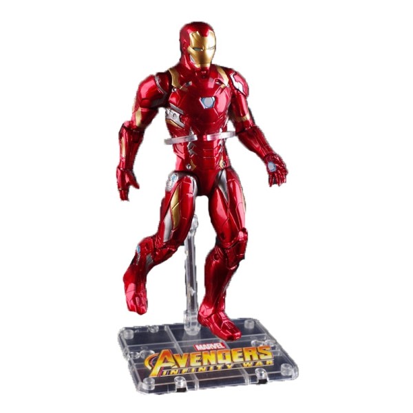 17cm Äkta Marvel Auktoriserad Avengers Alliance Iron Man Cool Doll Handgjord Toy