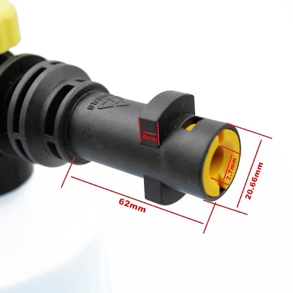 750ML Snö Skum Lans För Karcher K2 K3 K4 K5 K6 K7 Bil Tryckstvättar Tvål Skum Generator Med Justerbar Sprayer munstycke
