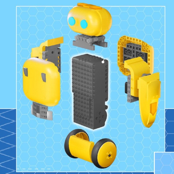 RC Intelligent Robot Elektrisk Byggnadsblock Klossar Bil Teknisk APP Programmering Fjärrkontroll Barn leksaker