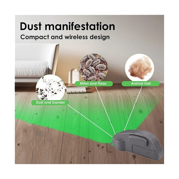 Imuri Cleaner Pöly Näyttö LED Lamppu Clean Up Dust, Lemmikki hiukset pölynimuri puhdistin tarvikkeet