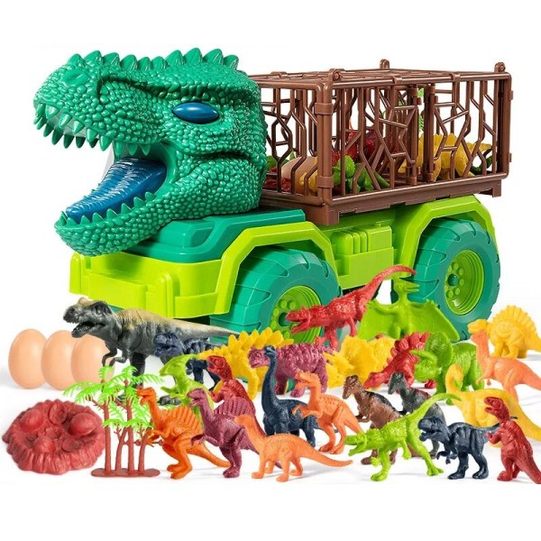 Dinosaurukset kuljetus kuljetus kuorma-auto auto lelu Indominus Rex Jurassic puisto koulutus dinosaurukset lelut
