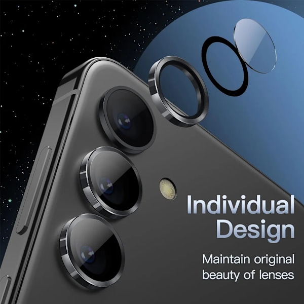 Kamera Protector Ring for Samsung Galaxy A55 5G Protective Lens Screen Herdat Glas Metal Cap