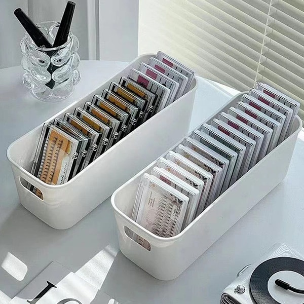 1 bitar False Ögonfrans Förvaring Låda För Ögonfransförlängning Verktyg Arrangör Fransar Tillbehör Kosmetik Smink Verktyg Förvaring Låda