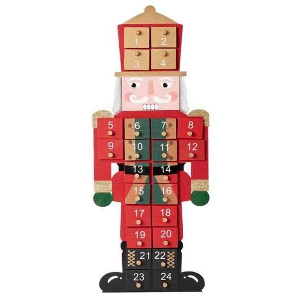 Nøtteknekker advent kalender jul nedtelling hjem tre pynt pynt