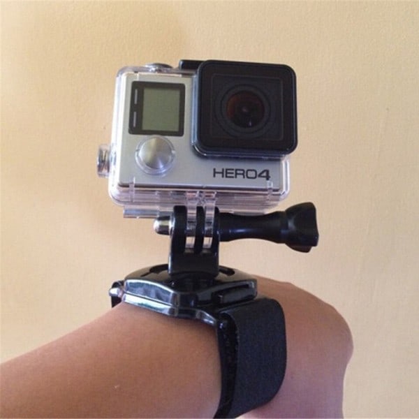 360 grader rotation handled rem justerbar hand band fäste för gopro hjälte 9/8/7/6/5 SJCAM Xiaomi