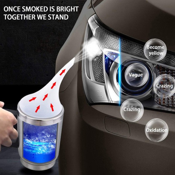 800ML Bil Forlygte Renovation Kit Bil Forlygte Polering Reparation Forlygte Restaurering sæt