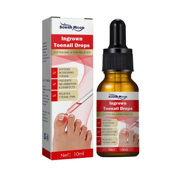 Tånagel behandling serum nagel korrigering återhämtning olja smärtstillande nagel mjukmedel trimma med lätt olja fötter